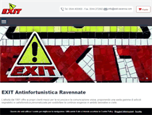 Tablet Screenshot of exit-ravenna.com